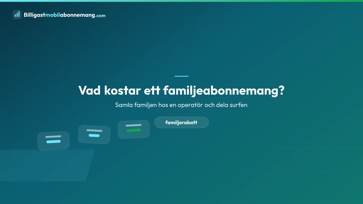 Vad kostar ett familjeabonnemang?